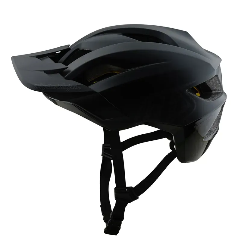 Troy Lee Designs Flowline MIPS Helmet in Point Black/Charcoal-1