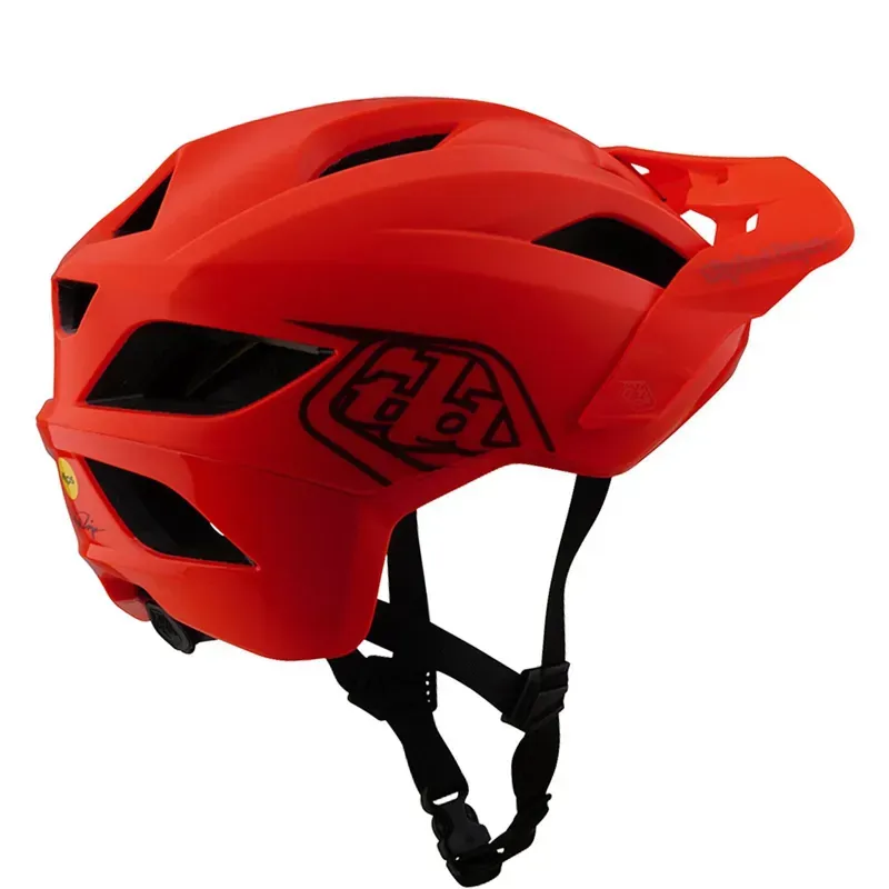 Troy Lee Designs Flowline MIPS Helmet in Point Infra Red-1