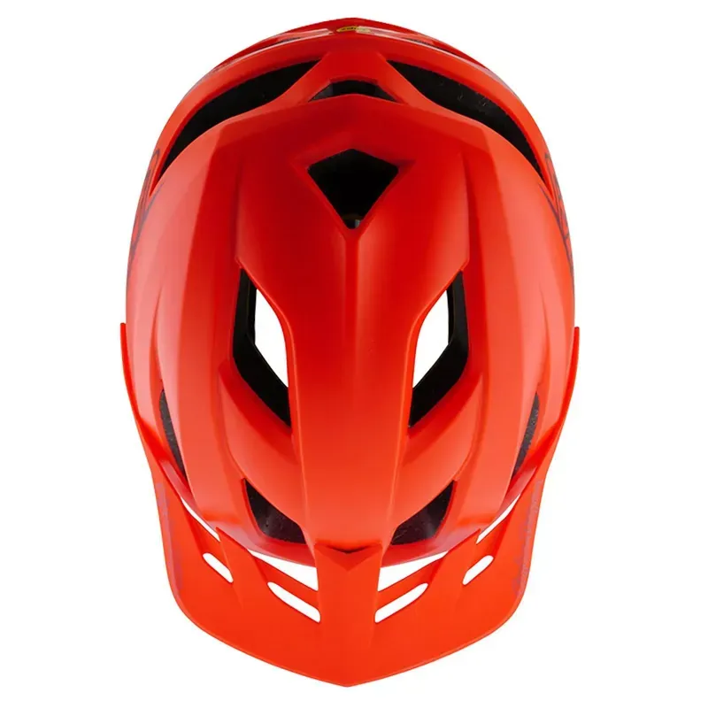 Troy Lee Designs Flowline MIPS Helmet in Point Infra Red-3