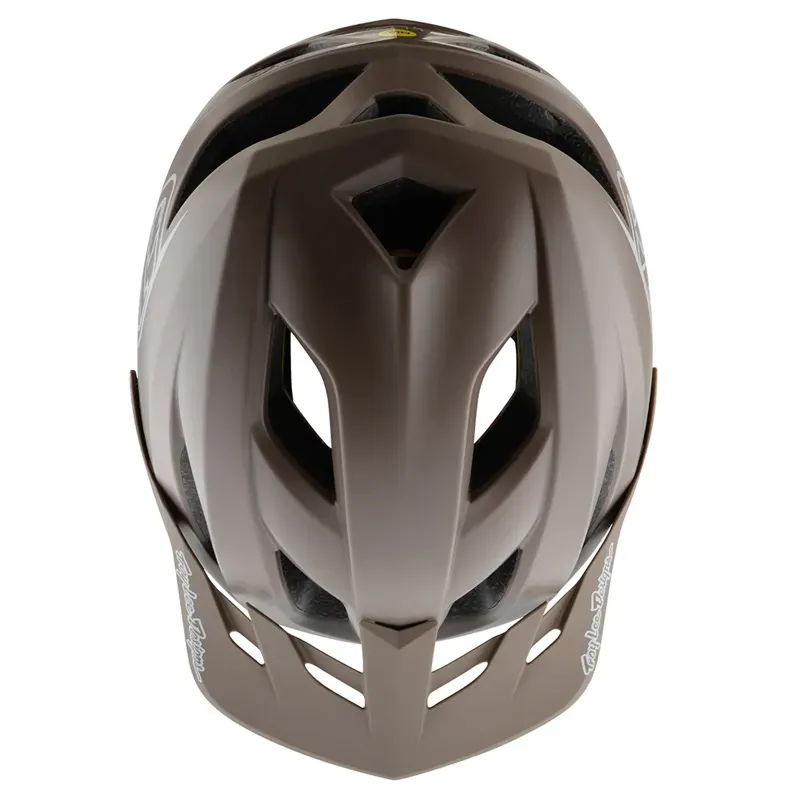 Troy Lee Designs Flowline MIPS Youth Helmet in Point Caper/Chalk-4