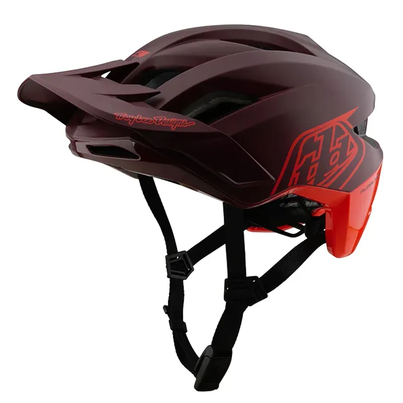 Troy Lee Designs Flowline SE MIPS Helmet in Badge Maroon-2
