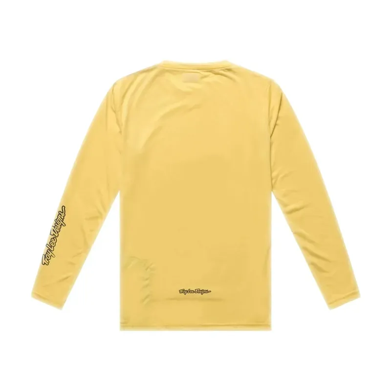 Troy Lee Designs Lilium Pro Women's Long Sleeve Jersey in Butter-1
