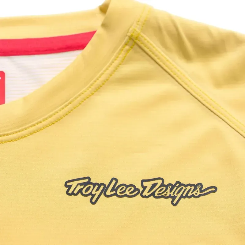 Troy Lee Designs Lilium Pro Women's Long Sleeve Jersey in Butter-2