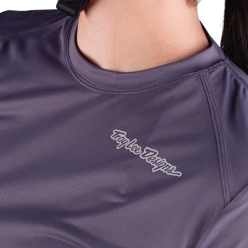 Troy Lee Designs Lilium Pro Women's Long Sleeve in Jersey Carbon-7