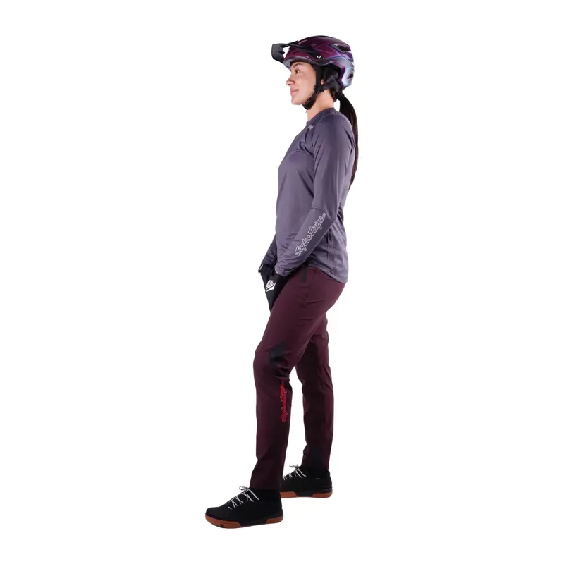 Troy Lee Designs Lilium Pro Women's Long Sleeve in Jersey Carbon-8