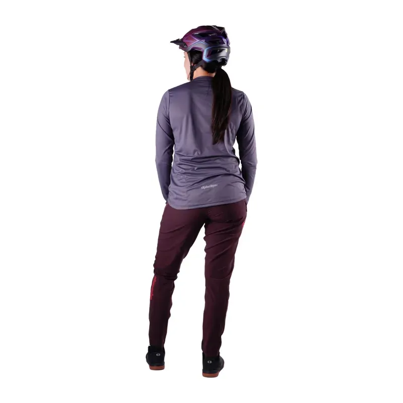 Troy Lee Designs Lilium Pro Women's Long Sleeve in Jersey Carbon-9