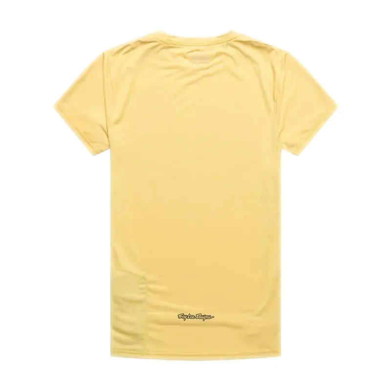 Troy Lee Designs Lilium Pro Women's Short Sleeve Jersey in Mono Butter-1