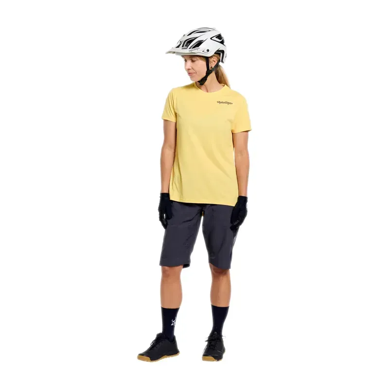 Troy Lee Designs Lilium Pro Women's Short Sleeve Jersey in Mono Butter-10