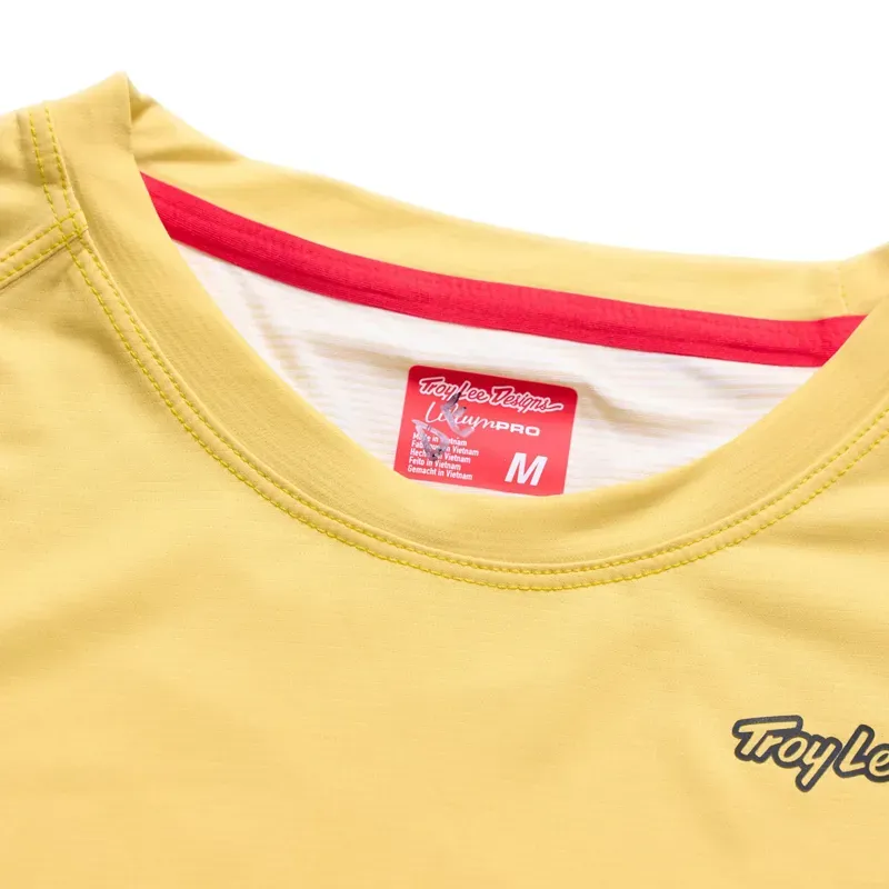 Troy Lee Designs Lilium Pro Women's Short Sleeve Jersey in Mono Butter-2