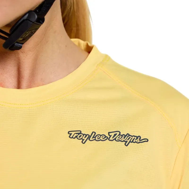 Troy Lee Designs Lilium Pro Women's Short Sleeve Jersey in Mono Butter-6