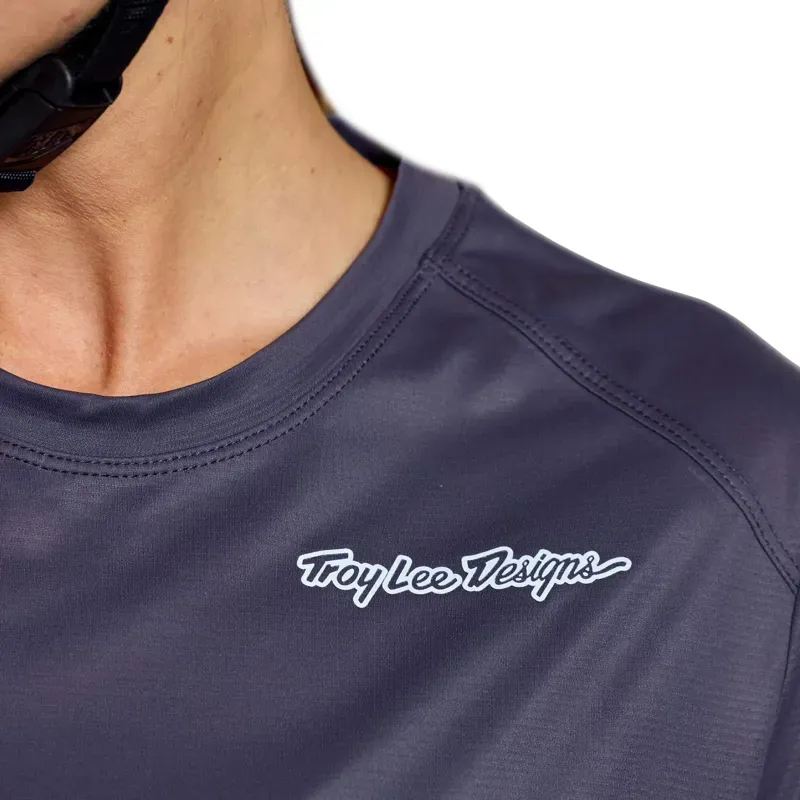 Troy Lee Designs Lilium Pro Women's Short Sleeve Jersey in Mono Carbon-5