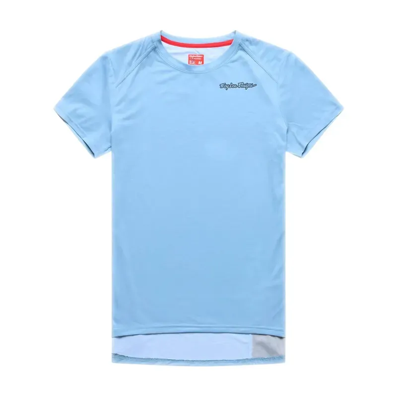 Troy Lee Designs Lilium Pro Womens S/S Jersey in Mono Dawn Blue