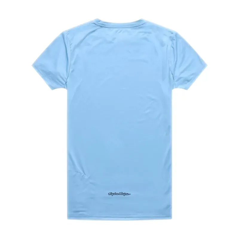 Troy Lee Designs Lilium Pro Womens S/S Jersey in Mono Dawn Blue-1
