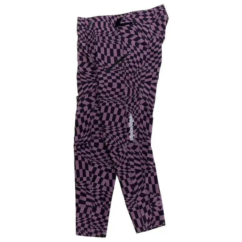 Troy Lee Designs Women's Lilium Trousers in Twisted Checkers Purple