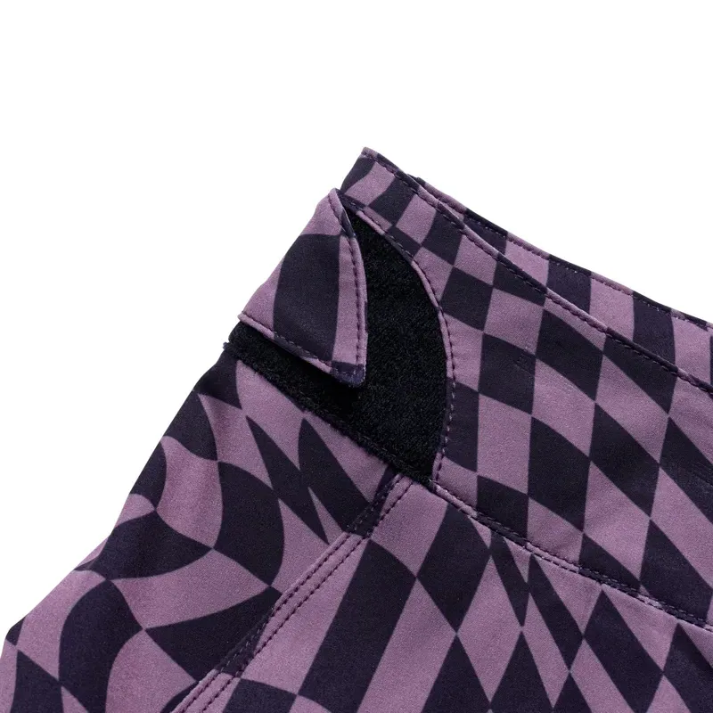 Troy Lee Designs Women's Lilium Trousers in Twisted Checkers Purple-5