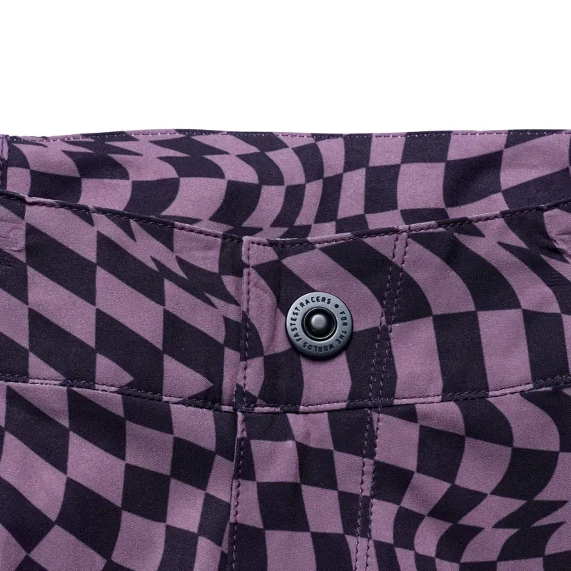 Troy Lee Designs Women's Lilium Trousers in Twisted Checkers Purple-6