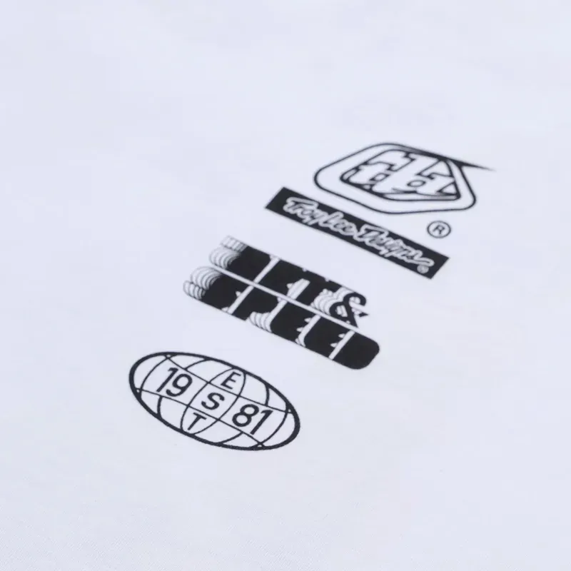 Troy Lee Designs Overload T-Shirt in White-2