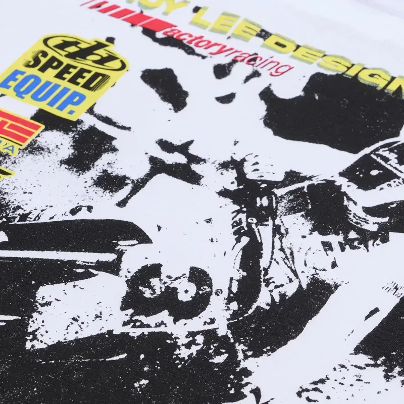 Troy Lee Designs Overload T-Shirt in White-5