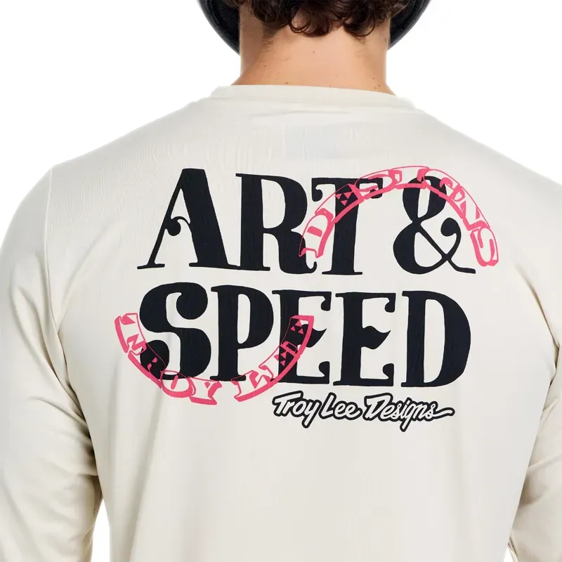 Troy Lee Designs Ruckus Long Sleeve Ride Jersey in Art Speed Pumice-8