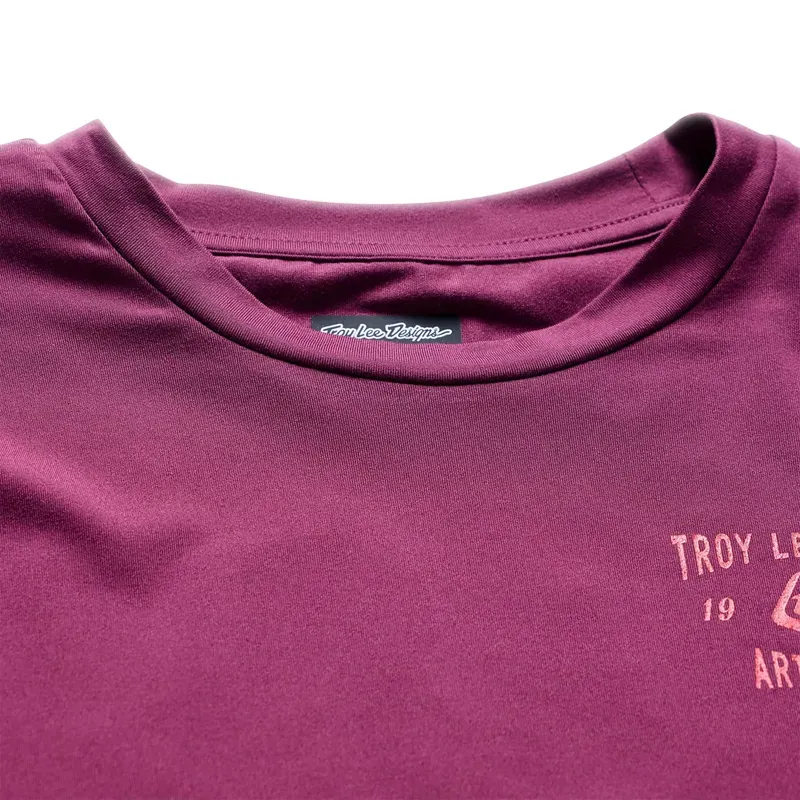 Troy Lee Designs Ruckus Long Sleeve Ride Jersey in Lockdown Sangria-2