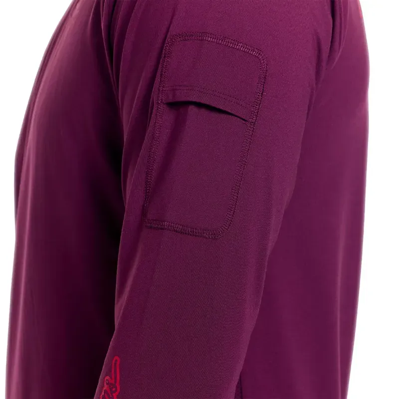 Troy Lee Designs Ruckus Long Sleeve Ride Jersey in Lockdown Sangria-8