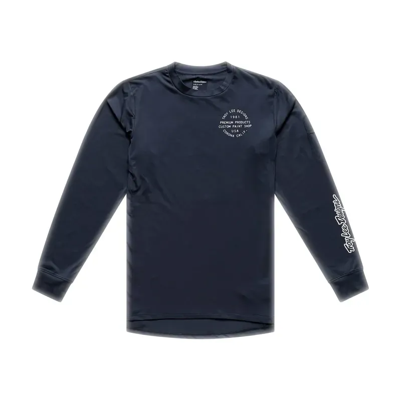 Troy Lee Designs Ruckus Long Sleeve Ride Jersey in Pressed Carbon