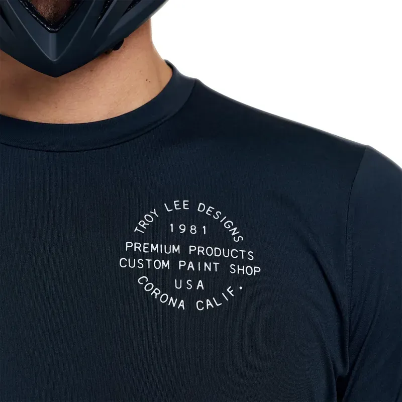 Troy Lee Designs Ruckus Long Sleeve Ride Jersey in Pressed Carbon-6