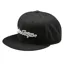 Troy Lee Designs Signature Flat Bill Snapback Cap in Black