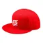 Troy Lee Designs Signature Flat Bill Snapback Cap in Team Red