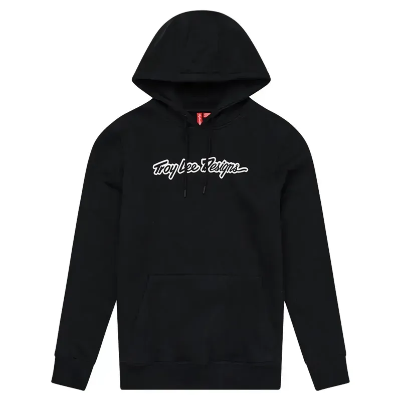 Troy Lee Designs Signature Pullover Hoodie in Black