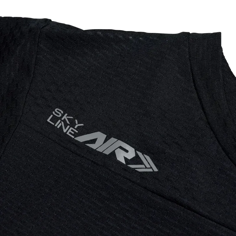 Troy Lee Designs Skyline Air Short Sleeve Jersey in Mono Black-1