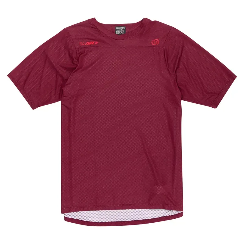 Troy Lee Designs Skyline Air Short Sleeve Jersey in Mono Oxblood