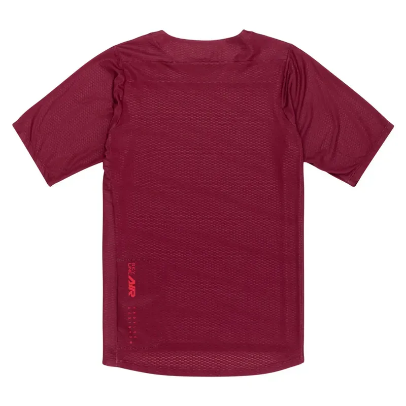 Troy Lee Designs Skyline Air Short Sleeve Jersey in Mono Oxblood-1