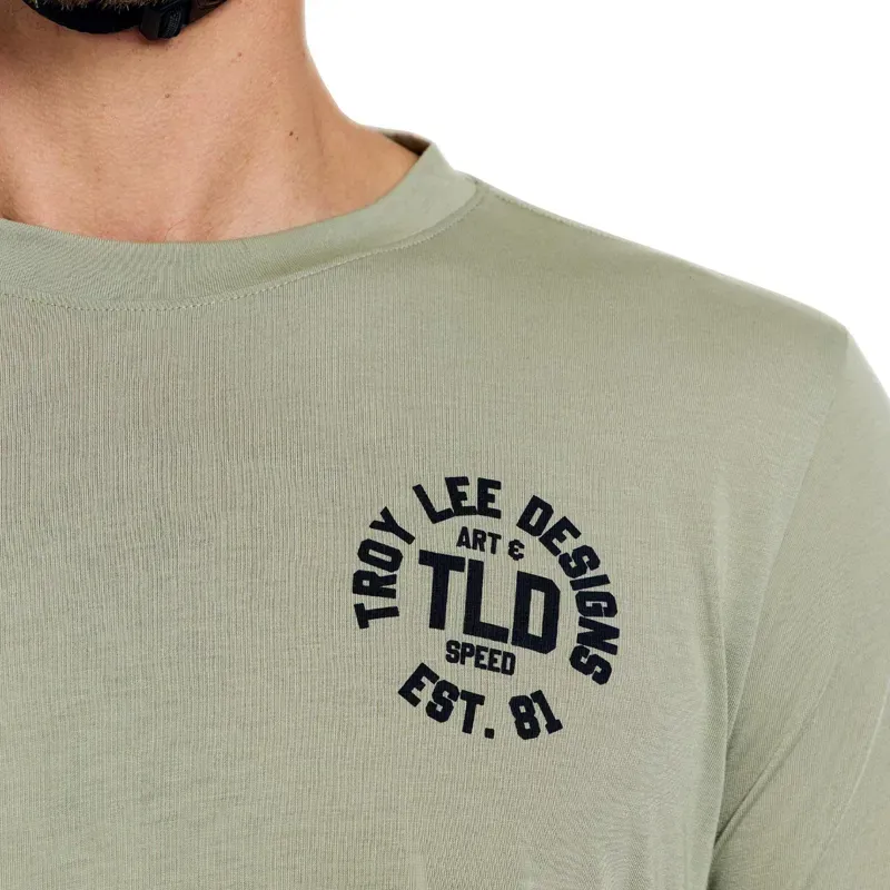 Troy Lee Designs Skyline Long Sleeve Ride Jersey in Stamps Sage-6
