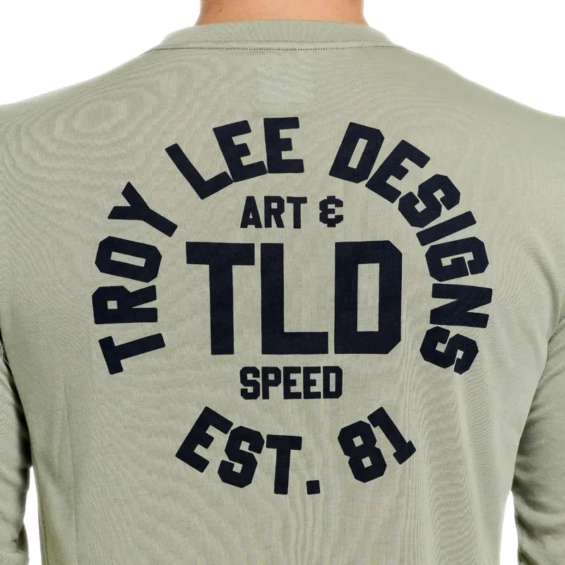 Troy Lee Designs Skyline Long Sleeve Ride Jersey in Stamps Sage-7