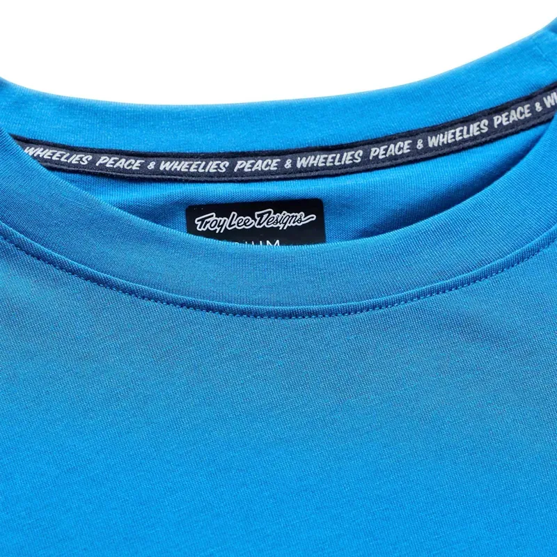 Troy Lee Designs Skyline LS Ride Jersey in One Eye Aero Blue-2
