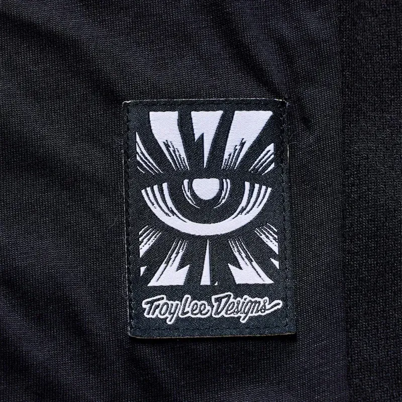 Troy Lee Designs Skyline LS Ride Jersey in Signature Black/Real Teal-5