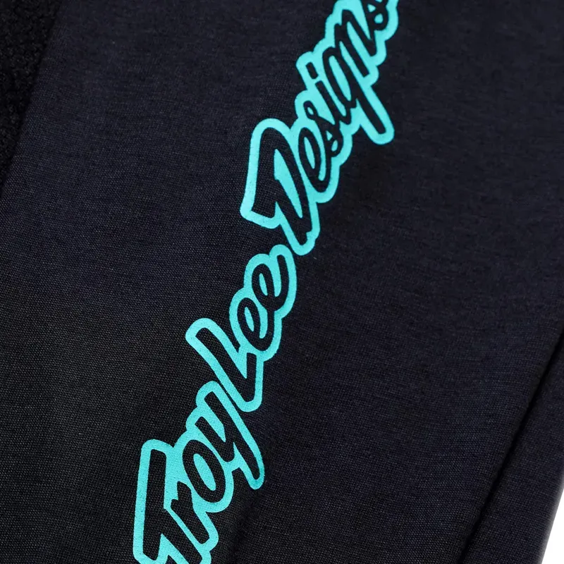 Troy Lee Designs Skyline LS Ride Jersey in Signature Black/Real Teal-6