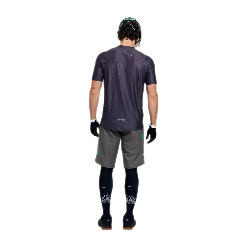Troy Lee Designs Skyline Pro Air Short Sleeve Jersey in Mono Carbon-5