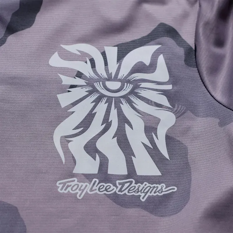 Troy Lee Designs Skyline Pro Long Sleeve Jersey In Flow Camo Carbon-2