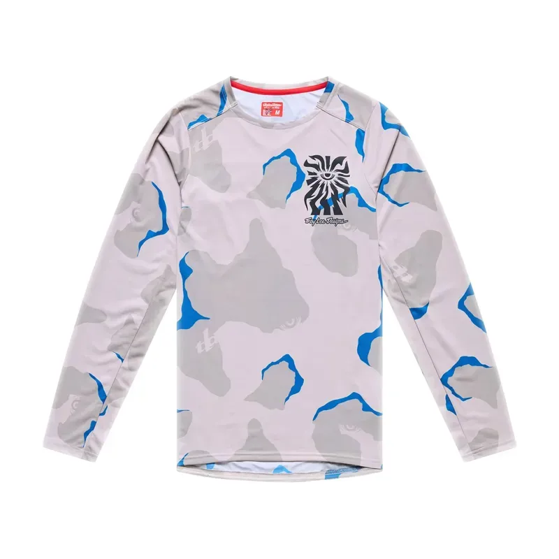 Troy Lee Designs Skyline Pro Long Sleeve Jersey In Flow Camo Pumice