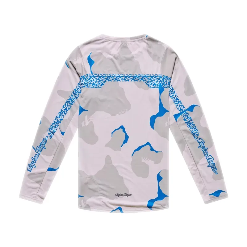 Troy Lee Designs Skyline Pro Long Sleeve Jersey In Flow Camo Pumice-1