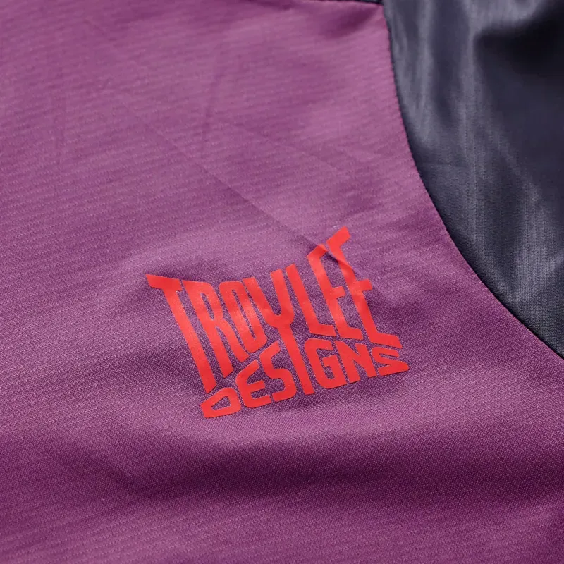 Troy Lee Designs Skyline Pro Short Sleeve Jersey in Fangs Sangria-2