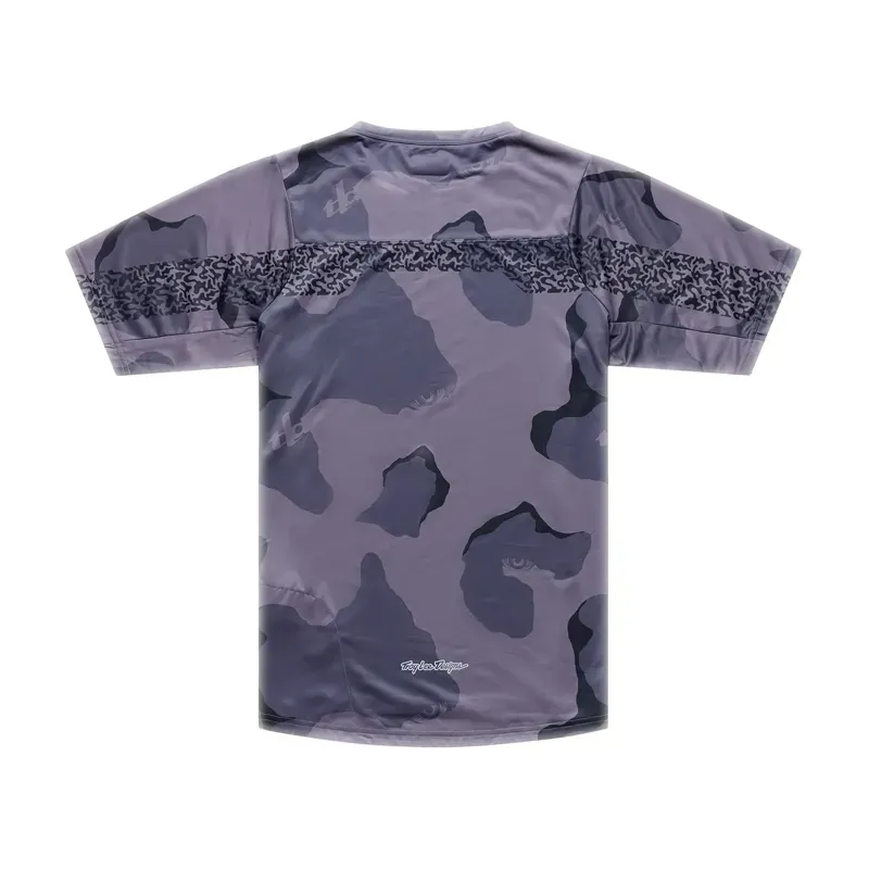 Troy Lee Designs Skyline Pro Short Sleeve Jersey in Flow Camo Carbon-1