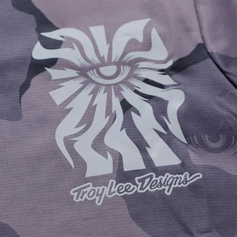 Troy Lee Designs Skyline Pro Short Sleeve Jersey in Flow Camo Carbon-3