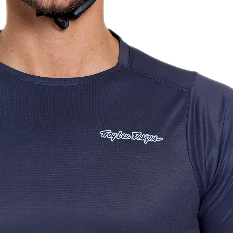 Troy Lee Designs Skyline Pro Short Sleeve Jersey in Mono Carbon-5
