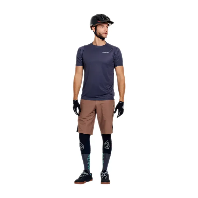 Troy Lee Designs Skyline Pro Short Sleeve Jersey in Mono Carbon-7