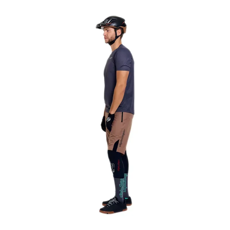 Troy Lee Designs Skyline Pro Short Sleeve Jersey in Mono Carbon-9