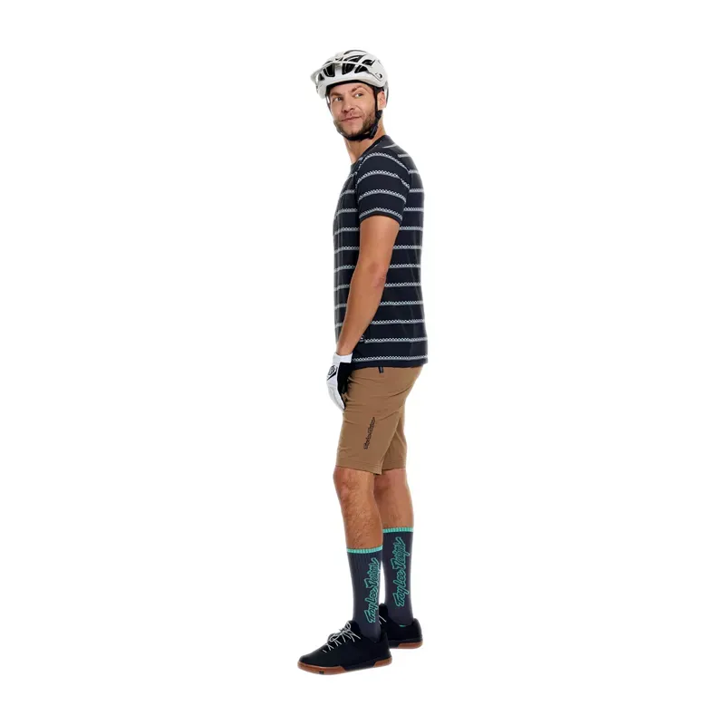 Troy Lee Designs Skyline S/S Jersey in Checked Out Carbon-11