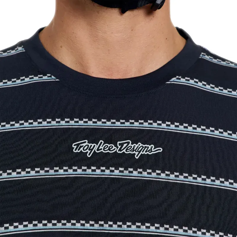 Troy Lee Designs Skyline S/S Jersey in Checked Out Carbon-6